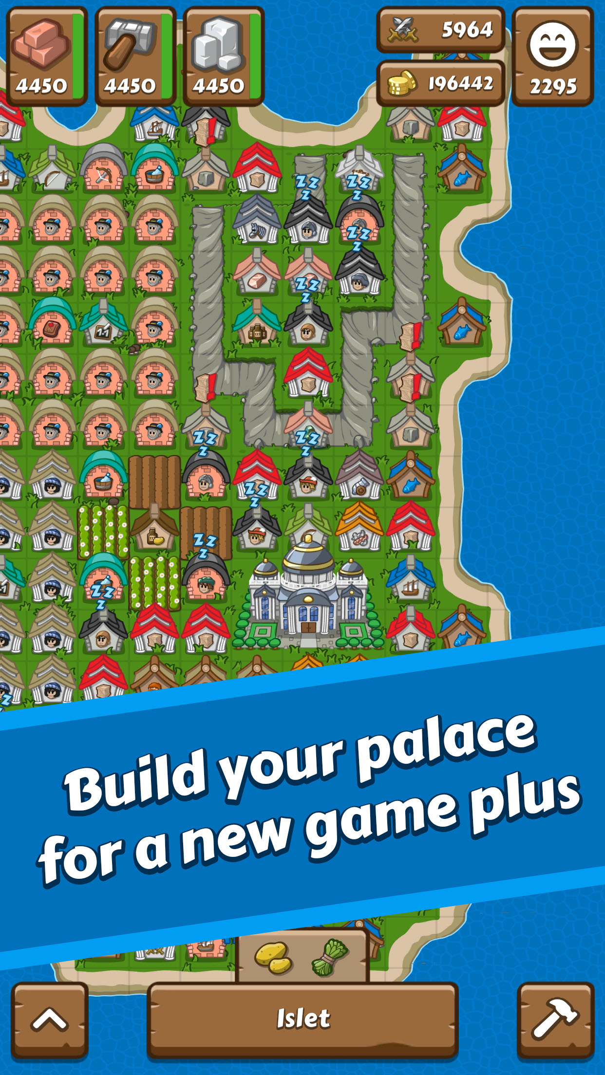 Screenshot Build your palace for a new game plus