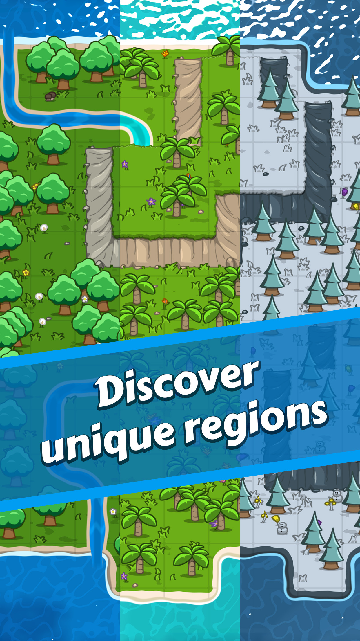 Screenshot Discover unique regions